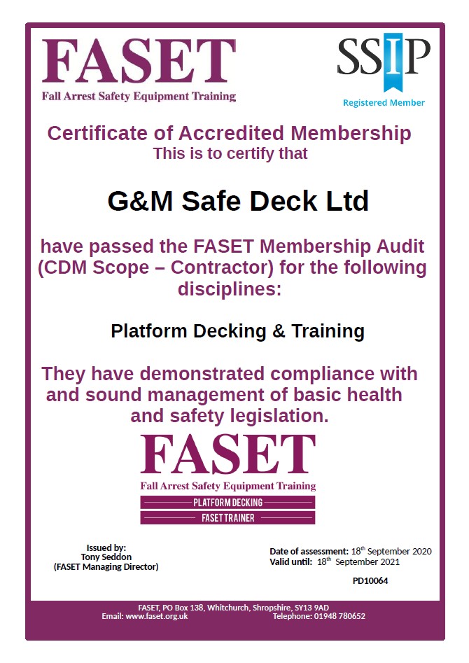 Renewed FASET Membership