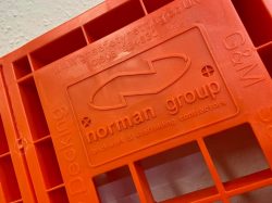 Logo on Safe deck Norman Group
