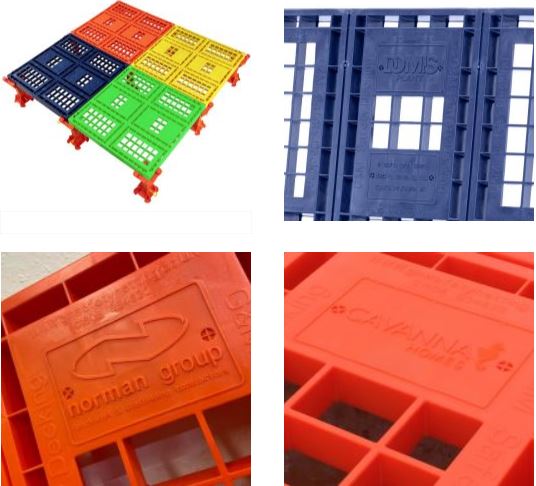 Custom branded safety decking